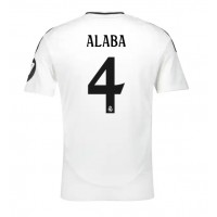 Camisa de time de futebol Real Madrid David Alaba #4 Replicas 1º Equipamento 2024-25 Manga Curta